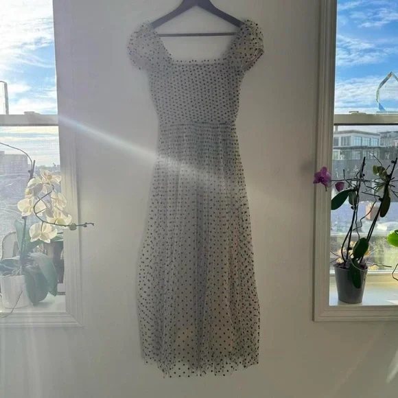 DÔEN Pamelina Dress in Cream XXS (belt not included) - Picture 3 of 8